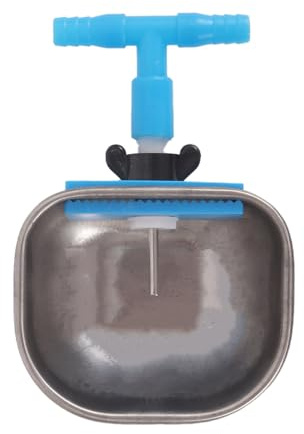 DUZEPA Abreuvoir automatique pour lapins - Lot de 5 abreuvoirs à tétine en acier inoxydable - Accessoire de ferme