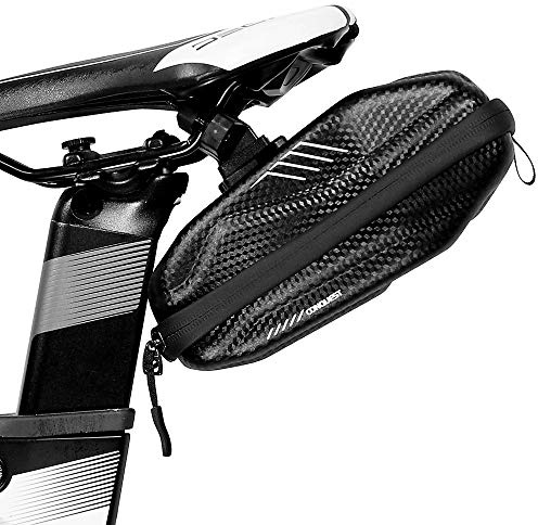 LIXADA Sacoches de Selle vélo, 0.8L, Étanche, Sacs de Selle de vélo, Sac de vélo sous Le siège