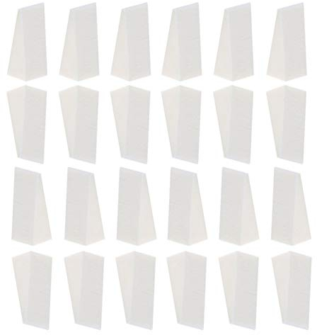 Ainkou 24 PCS Nail Art Sponges Make Up Wedges Triangle Shape Cosmetic Wedges Foundation Beauty Tool