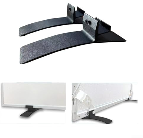 Pies de calentador infrarrojo, 1 par de soportes de placa de calefacción infrarroja con almohadilla de esponja gruesa, adecuado para la mayoría de calentadores infrarrojos, fácil instalación