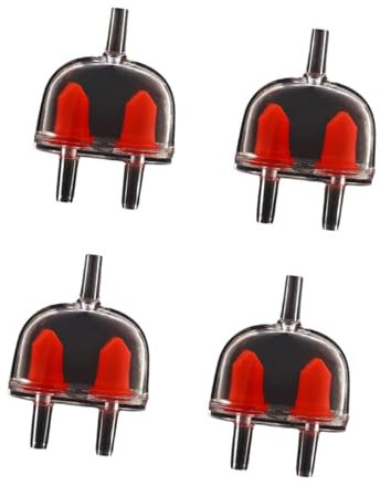 KESOTO 4 Pieces Aquarium Air Check Valves Non Return Valve Three Way Air Pump Valves, 3 Way
