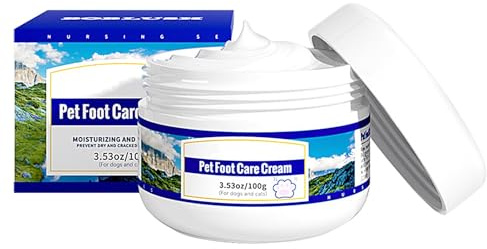 Pfotenbalsam, Pfotenfeuchtigkeitscreme für Hunde | 100g natürlicher Fußbalsam Katzenpfotencreme - Rissiges Hundepfotenwachs, Hundepfotenbalsam, Welpenpfotencreme für Extreme Wetterbedingungen