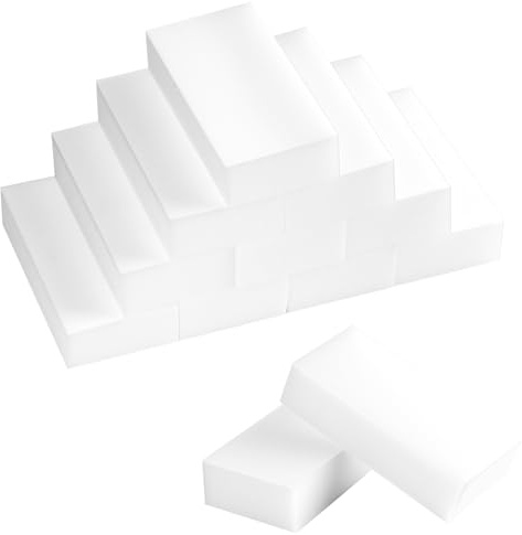 Flintronic 50 Piezas Borrador Mágico, Esponja Mágica Limpieza Reutilizable para Paredes, Hogar, Cocina, Baño, Piscina, Zapatos, 8 x 5 x 2,5 cm