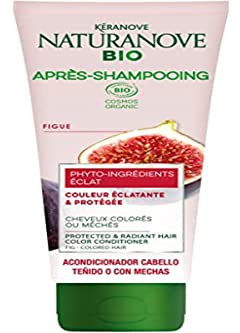 Nat&Nove Naturanove - Acondicionador con Higo, para cabello teñidos | Cabello brillante y protegido.