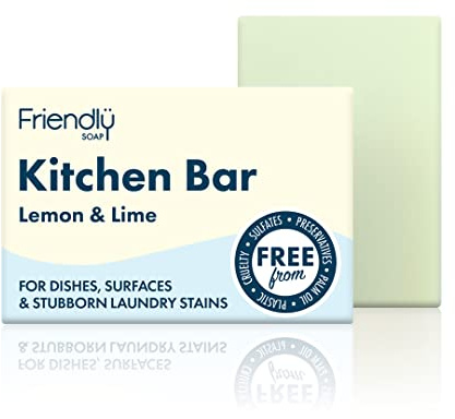 Friendly Soap Kitchen Bar - Lemon & Lime 95g-1 Pack