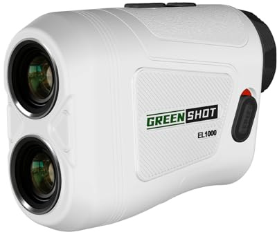 GREEN SHOT Golf Range Finder with Slope - 1200 Yards Laser Range Finder for Hunting, 6X Magnification Range Finder Golf Magnetic with Flag Pole Locking Vibration, Rechargeable Golf Accessories for Men