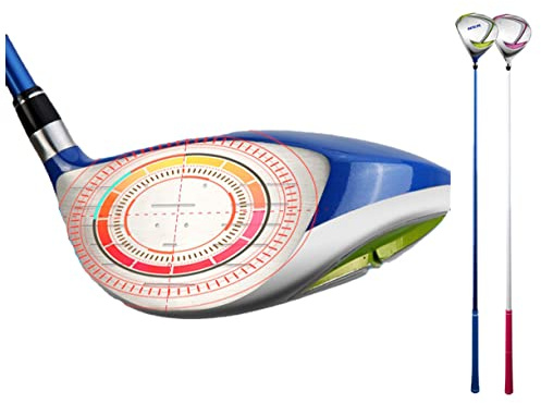 Vänsterhänt junior 16°/26° loft golfdriver hög lansering golfklubb för barn med huvudskydd #1 W/#5 W hybrid Fairway träsport (vänster, #5 (rosa) ålder 3-5)