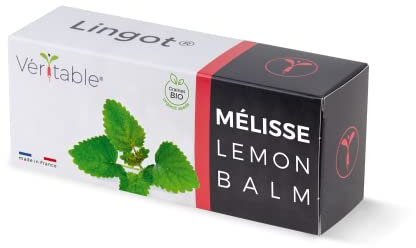 Lingot® Melissa BIO - Compatibile con Orti Interni Véritable® ed Exky® - Ricarica pronta all'uso - Substrato con Semi Integrati