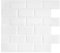 Smart Tiles, Selbstklebende Wandfliesen, Subway White, 4 Bögen (27,81 x 24,64 cm), Küche und Badezimmer, 3D, selbstklebende Wandfliesen