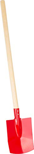 small foot 11575 Lot de bêche Rouge, en Bois et métal pour Enfants à partir de 3 Ans, Outil de Jardin pour Enfants