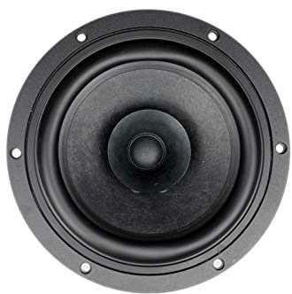 LPMPCZKZGF 1 Pezzi 6.5 '' Frequenza Completa Frequenza HiFi Cast in Alluminio Cono Doppio Cono Altoparlanti 8OHM-36W Audio da scaffale