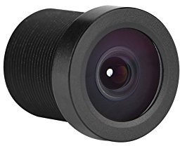 1.8mm 170 ° Grandangolo 1MP IR Board Obiettivo 2.0 Apertura con filo standard M12x0.5 per telecamera CCTV di sicurezza CCD 1/3 e 1/4