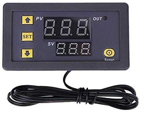 ARCELI 24 V 20A W3230 LCD Digitaler Thermostat Temperaturregler Meter Regler Hohe Temperatur Alarm