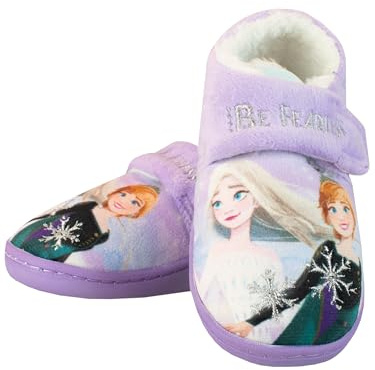 Disney Girls Slippers Frozen Purple 11