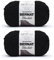 Bernat Blanket Coal Yarn - 2 Pack of 300g/10.5oz - Polyester - 6 Super Bulky - 220 Yards - Knitting/Crochet