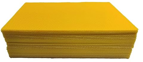 Mondo Ape Fogli cerei, Cera d'api al 100%, Fogli cerei Tipo Fuso da Nido - 5 kg - Apicoltura - Made in Italy