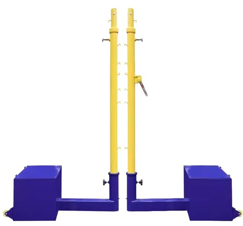 Badmintonnetz Volleyball-/Badmintonnetz, tragbares Volleyballnetz, Höhe zwischen 1,55 m/5 Fuß und 2,43 m/7,9 Fuß einstellbar (Color : Blue, Size : Style 3)