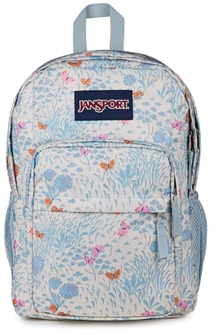 JANSPORT Big Day Pack Grand Sac à Dos, Compartiment pour Ordinateur Portable 15in, 43.5 x 19 x 32.5 cm, Fluttering Field, Multicolor
