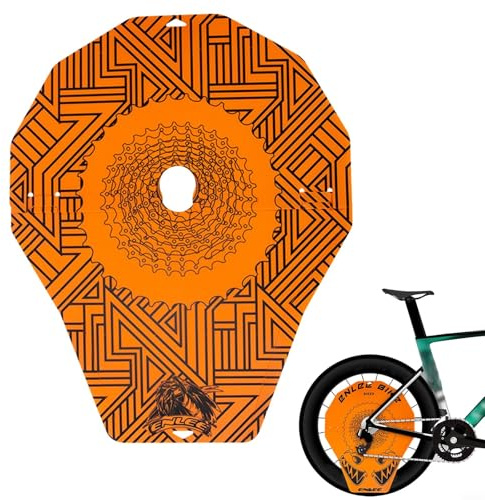 Housse de frein à disque pour roue de vélo avec trous de ventilation, protège les étriers de frein contre les débris, à l'écart de base du moyeu (B)