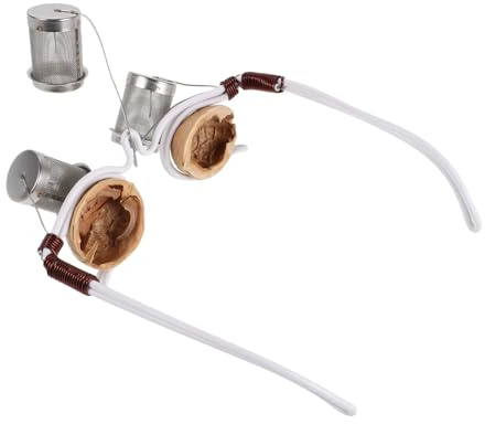 Healeved Occhiali per Moxibustione Tre Vaschette per Trattamento Oculare con Struttura Robusta e Design Ergonomico per Salute e Relax