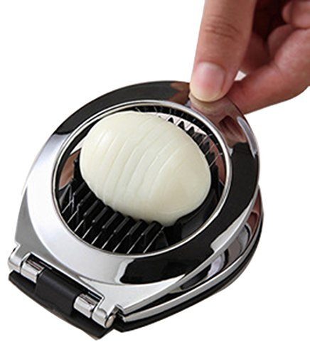 Stainless Steel Egg Slicer With 3 Slicing Styles