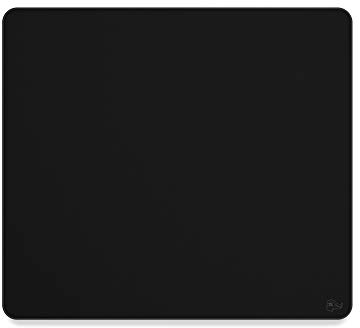 Glorious Gaming Cloth Gaming Mousepad (XL) - Stitched Edges, Smooth Surface for Speed & Control, Anti Slip Base, Machine Washable, XL (460 x 410 x 2mm) - Black Stealth