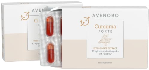 Kurkuma Kapseln Hochdosiert 1000 mg, Vitamin D3, Ingwer - 60 Curcumin Kapseln Hochdosiert, 185x höhere Bioverfügbarkeit - Sensilab
