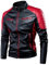 Duohropke Giacca da motociclista, da uomo, impermeabile, antivento, con protezioni, per scooter, motociclisti, Touring, 01#rosso, L