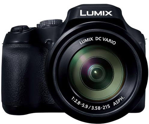 Panasonic Lumix FZ80 Digital Compact Camera-Black 18.1 Megapixel 60X Optical Zoom DC VARIO 20-1200mm Built-in Lens, 4K Video and Photo Recording (Renewed)