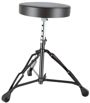 KiBcsLic Taburete de Batería con Diseño Ergonómico para Músicos Y Guitarristas.