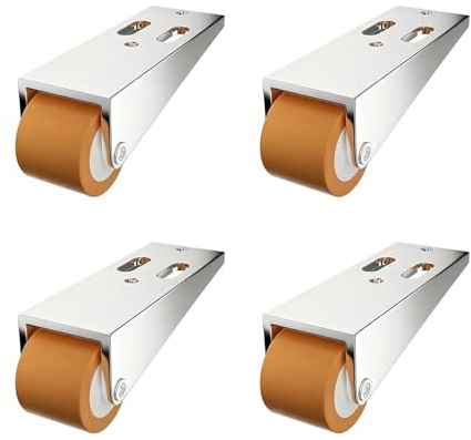 Generisk reparation Caster Wheels | 4 delar anti-sag multifunctional Portable Roller | Skjutdörrhjul | för stol skrivbord bord grindmöbler sovrum kontor hus lägenhet och daglig användning