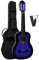 1/4 GITARRE - KONZERTGITARRE IM SET - KINDERGITARRE - CLASSIC - BLAU-SCHATTIERT - DECKE LINDENHOLZ - TASCHE - BAND - K3