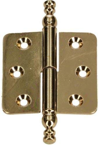 KOTARBAU Zierscharniere 45x45mm Möbelband Stilbänder Möbelscharnier Universal Rostabweisend Links Robust Praktisch Messing