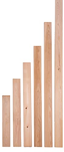 Gartenwelt Riegelsberger Zaunlatten Typ E 20x95 mm Höhe 160 cm Lärche Holzzaun Zaunbrett Gartenzaun Vorgartenzaun Balkonbrett Friesenzaun
