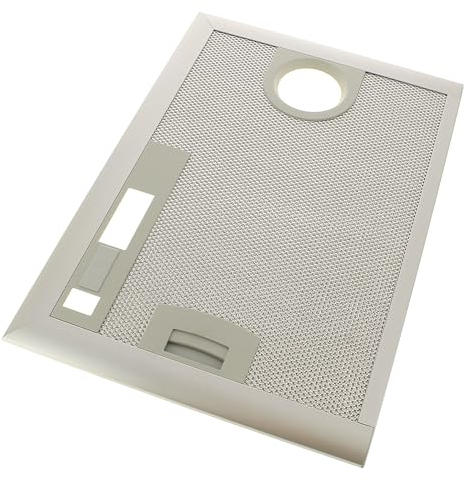 Filtro de grasa de metal 380 x 265: Filtro para Campana Bosch, NEFF, Siemens, GAGGENAU