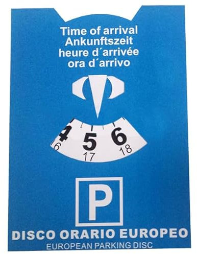 Generico Europeo orario cartoncino Disco Macchina Rigido Auto Camion Camper parcheggio