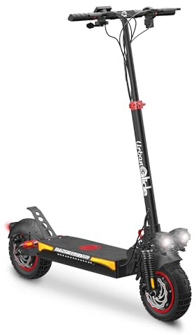Trottinette Électrique Adulte UrbanGlide ECROSS Duo Moteur - 2600W - Autonomie Jusqu'a 60 km - Pneu Cross 10 Tubeless - Batterie 54V/13Ah - Poids 26Kg
