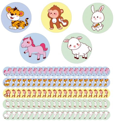 200 Stück Ohrringe Abkleben Sport Kinder Pflaster Rund Klein 22 Mm Süße Cartoon-Pflaster Impfpflaster Wasserfest Hautfreundlich