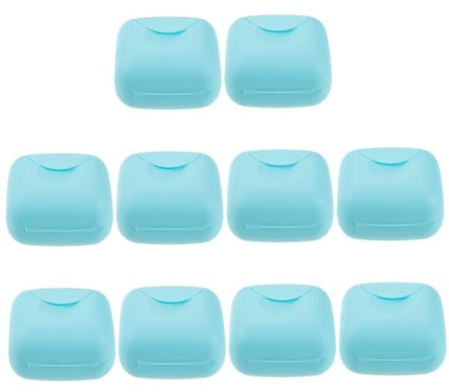 BESTYASH 5 Ensembles Boîte De Rangement Première Récipient De Voyage Porte-tampon D'époque Menstruel De Protections Menstruelles Bleu Plastique 2 Pièces * 5