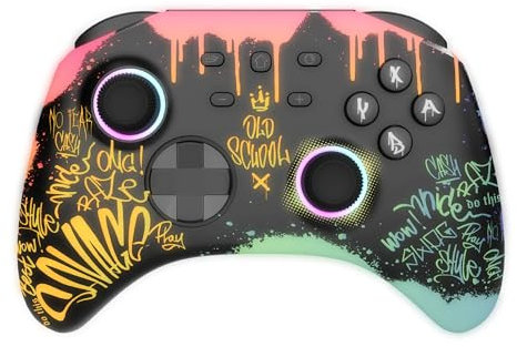 Manette Sans fil RGB - Old School - Switch - pc