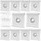 Kitnelw 10 Stück Kederöse für Kederschiene 5/6mm - 7/8mm Set Kederleisten Haken Kederschiene Zubehör Markisenhaken für Wohnmobil, Wohnwagen, Vorzelt