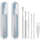 WUERKIYA Ohrenreiniger Ohrenschmalz Entferner Set - 7-teiliger Ear Cleaner in zwei Packungen, perfektes Ohr Reinigung Set mit Ohrputzer & Ohrenputzer für Erwachsene