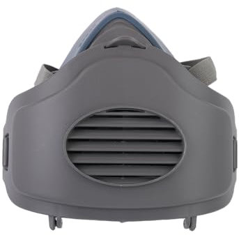 Sarini Respiratore facciale riutilizzabile per polveri con, per lavorazione del legno, verniciatura, gas, resina epossidica, vapori organici, spruzzatura, levigatura