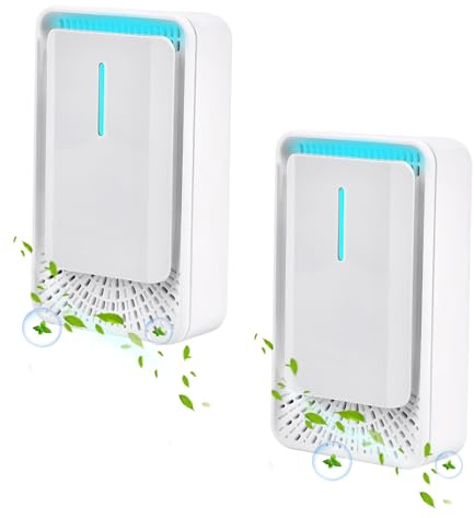 2-Pack Plug-In Negative Ion Air Purifier,Air Purifier,Portable Mini Ioniser for Home,for bedroom/home,Living Room, Athroom,Pet Room,Purify Smell,Instantly Cleans Air