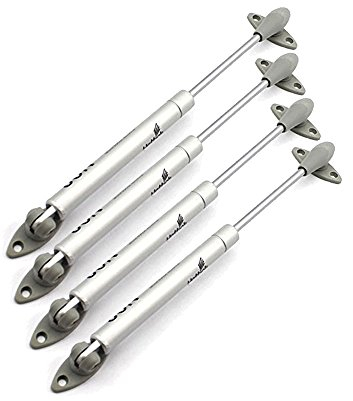 Hettich 80N Hidraulico Amortiguador de Gas Resorte de Compresión para Puertas Armario Muelle Piston de Gas Para Muebles de Cocina Elevación Neumática Spring Stay Paquete de 4