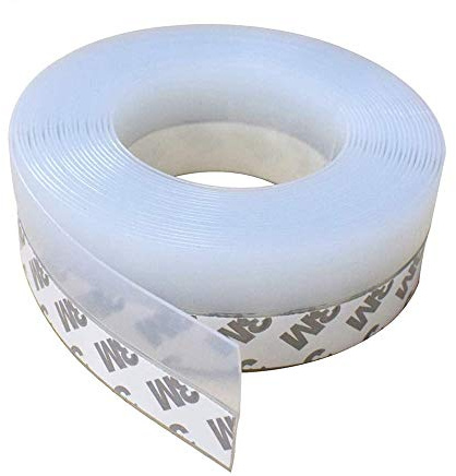 VKYCNTY Weather Stripping Sliding Door Sweep Bottom Tool Draft Stopper Blocker Seal Weatherproof Window Draught Excluder Self Adhesive for Cracks/Gaps Anti-Collision Silicone 16.5Feet (45mm)