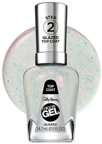 Sally Hansen Miracle Gel Nail Polish Glazed Esmalte de Uñas Top Coat 108 9.17 ml