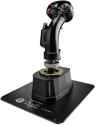 Thrustmaster AVA F/A-18 Super Hornet Flightstick, Modular Base for Flight Simulation Joystick on PC, Replica of the F/A-18C Hornet Fighter Aircraft Flight Stick Included