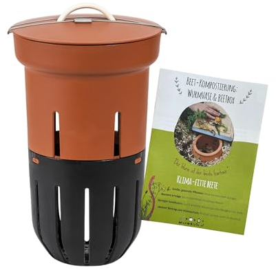Beetkomposter Wurmvase XL (12L) - Wurm Komposter Garten zum Eingraben im (Hoch) Beet