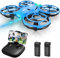 Fileeyn Mini Drone pour Enfants, avec Caméra HD 1080p, Contrôlable via App RC Quadcopter avec Lumières LED, Protection d'hélice avec Modes de Lancer et de Vol Flips 3D, Jouet Cadeau pour Débutants